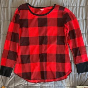 Women’s Old Navy Buffalo Plaid Pajama Top
